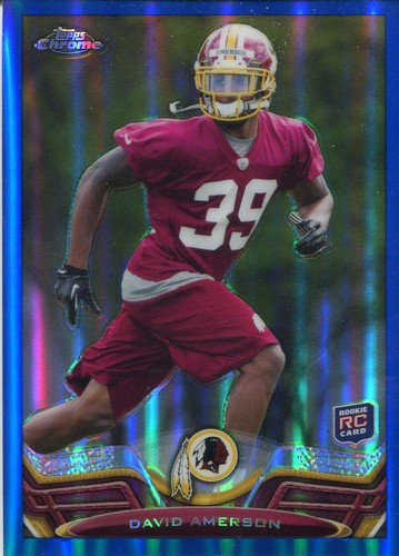 Topps chrome nfl 2013 blue - chrome,