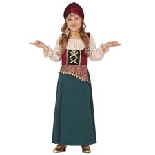 Hellseherin Zirkus Gauklerin Zigeunerin Gipsy Kostüm Wahrsagerin-Kostüm Mädchen