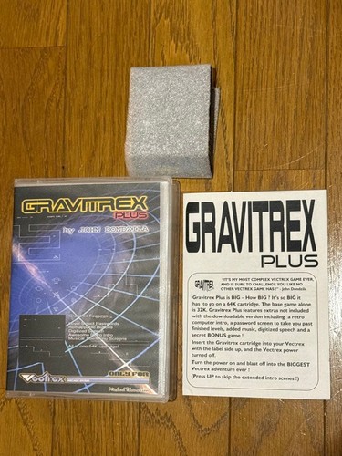Vectrex fan made homebrew - homebrew, game