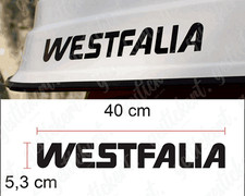 2x 40 cm Westfalia Aufkleber