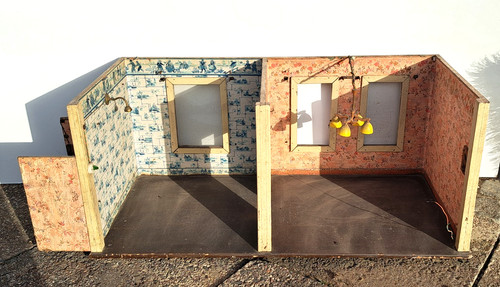 Uralte puppenstube mit - uralte,