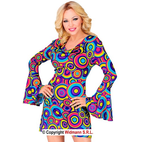 Damen kostüm hippie kleid - kostüm, "hippie"