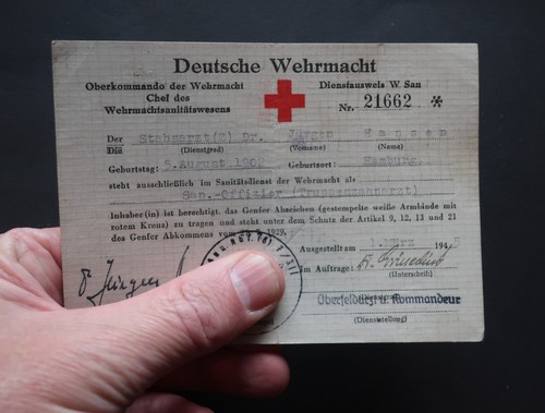 Orig ausweis deutsches rotes - orig.,