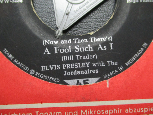 Single elvis presley a fool - elvis,