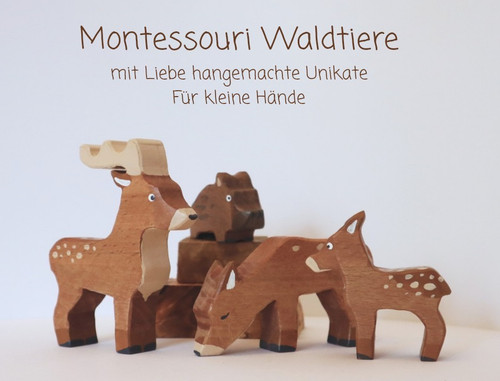 Montessori holztiere waldtiere - montessori,