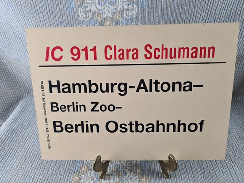 Zuglaufschild 911 clara - zuglaufschild:, ic