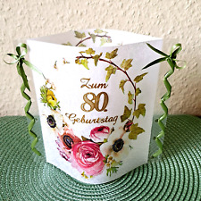 Tischdekoration zum 80