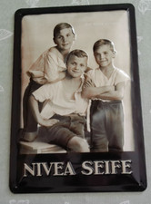 Blechschild nivea seife - nivea,