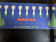 DDR Lichterkette von NARVA mit 16 Kerzen Vintage