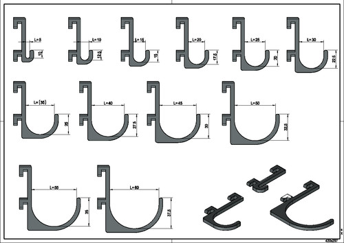 6er set ikea skadis - set, kompatible