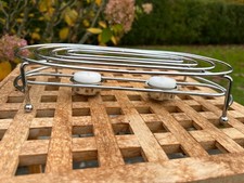 Stövchen WEKO Line, Chrom, oval, Größe ca. 29,5 x 15,5 x 6 cm, Neuwertig