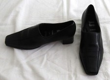 bonne forme "Salzburg" Damen Halbschuhe / Slipper / Loafer  in schwarz  Gr. 4½ G