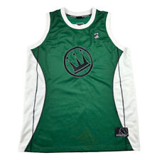 dada supreme vintage Shirt Basketball Trikot Gr. L grün kleines Brandloch MZ19