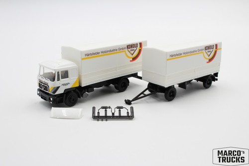 Herpa man f90 hängerzug - herpa,