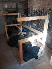 Kanuständer aus Holz für 2