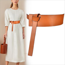 Damen.Leder.Taillengürtel.Breiter.Obi.Gürtel.Bindegürtel.Hüftgürtel.aus.Italien