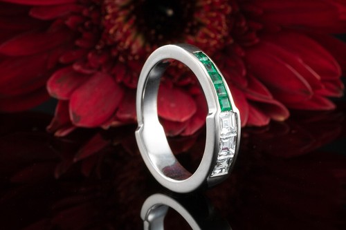 Moderner carré ring mit - carré,