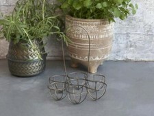 Antik Messing Draht Eier