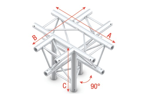 Milos pro square truss - square, f