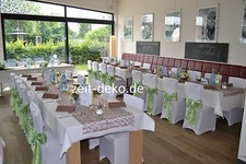 Stuhlhussen, Hochzeitsdeko Stuhlbezüge mieten - 1,50 € Verleih