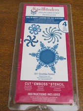 Stanzschablonen, Spellbinders, Schneeflocke, Blume, Spirale