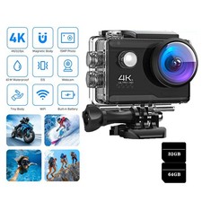 Sport Aktion Wasserdicht Kamera wifi HD 1080P 4K Helm Gebraucht Camcorder