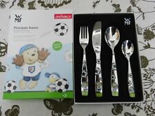 WMF Pitzelpatz Soccer (Fußball) Kinderbesteck, 4-teilig, ovp. Cromargan ***