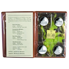 Vier 5 Mark Münzen & eine