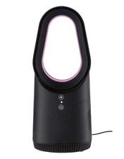 Silvercrest Rotorloser Tischventilator Mini-Ventilator LED schwarz *B-Ware