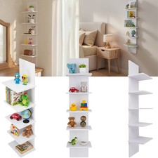 Schwebende Regale Wandregal Bücherregal Lagerung Ordner Regale mit 5 Ebenen