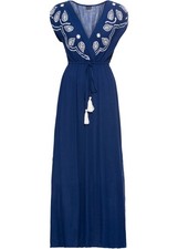 Maxikleid mit Stickerei Gr 46