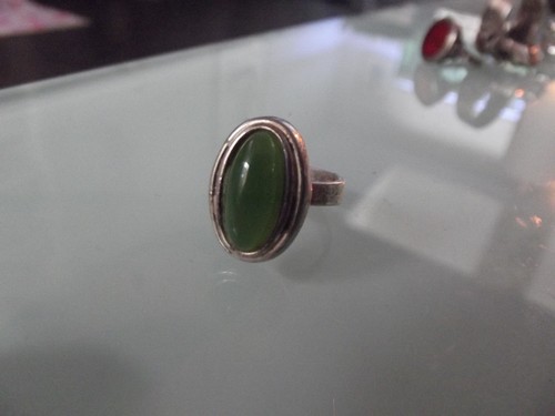 älterer ring silber - (3806),