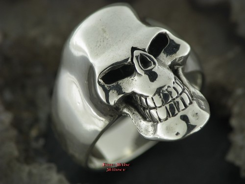 925er silber ring totenkopf - 925er,
