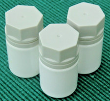 ★3x Mini-Kunststoffdose★Schraubdeckel★Rund★Praktisch für Kleinteile★Beschriftbar