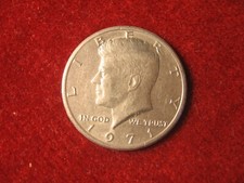 1971, USA.  Half Dollar. aUnc. Schön.  Nickel-Kupfer. Kennedy.
