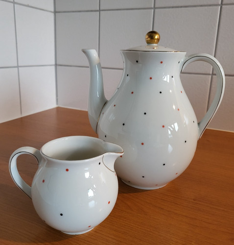 Servierplatte kaffeekanne - servierplatte,,