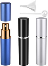 3 Stück 10Ml Parfümzerstäuber Nachfüllbar Reise Mini Portable Leere Sprühflasche