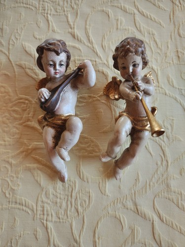 Vintage paar wandengel aus - wandengel,