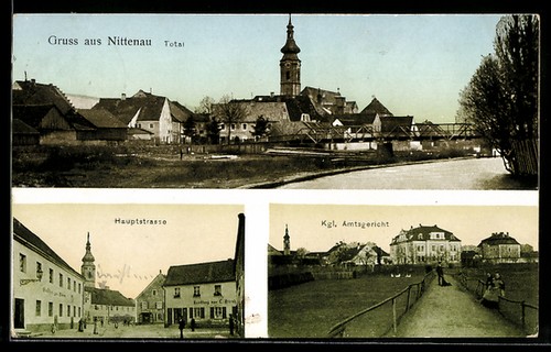 Ansichtskarte nittenau - ansichtskarte,