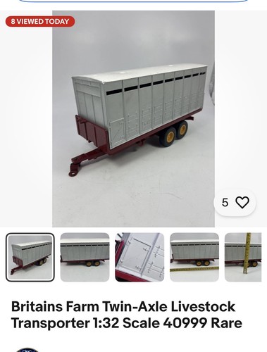 Britains farm twin axle - britains,