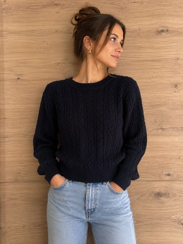 Basic zopfmuster pullover - h&m,