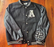 H&M Baseball/College Jacke, schwarz, Gr. 164