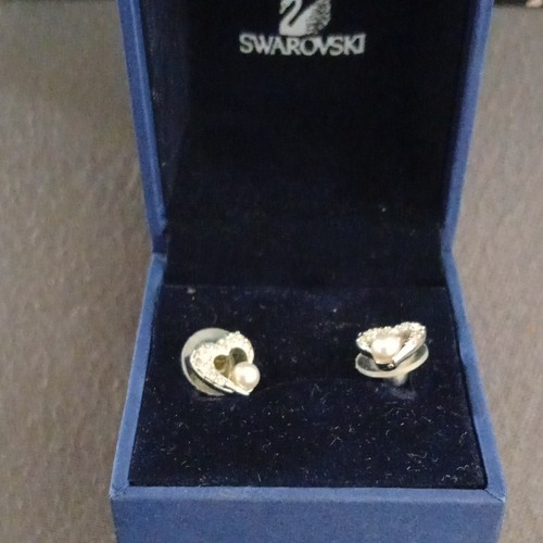 Swarovski herz ohrstecker - swarovski, herz-ohrstecker