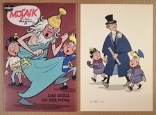 MOSAIK Heft Digedags Nr. 90 mit Limitierter Grafik, Variant "Duell an der Newa"