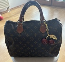 Louis Vuitton Speedy Schultertasche 30 Braun Canvas
