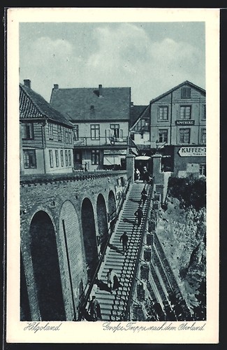 Ansichtskarte helgoland - ansichtskarte,