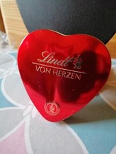  Blechdose  von 2009 Herzform von LIND von Herzen  ROT  9,9,5x2cm 