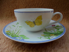 Hutschenreuther Kaffee oder Teetasse mit Untertasse - Schmetterling - NEU/TOP
