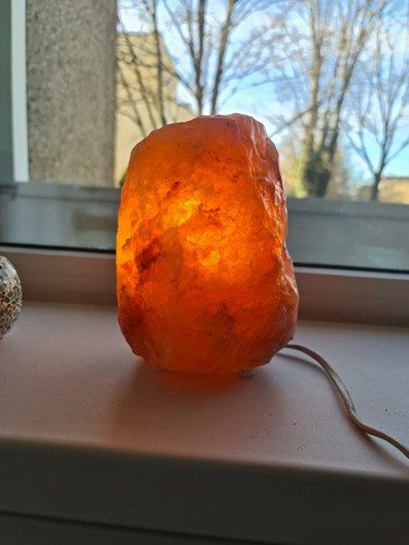 Salzlampe orange