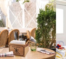 Holz Besteckhalter Braun 3